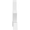 Ekena Millwork Vanguard Architectural Grade PVC Gable Bracket, 84"W x 45 1/2"H x 6"D x 6"F, 13/12 Pitch GBP084X46X0606VAN00 - alternate 2